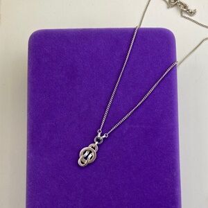 💛 Vintage Links of London Sterling Silver Union Link Necklace | Minimalist Charm